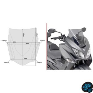 GIVI D3115S Sporty Windshield  