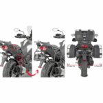 แร็คข้าง rapid release GIVI รุ่น PLR416 สำหรับ Kawasaki Versys 1000 2019-2020)