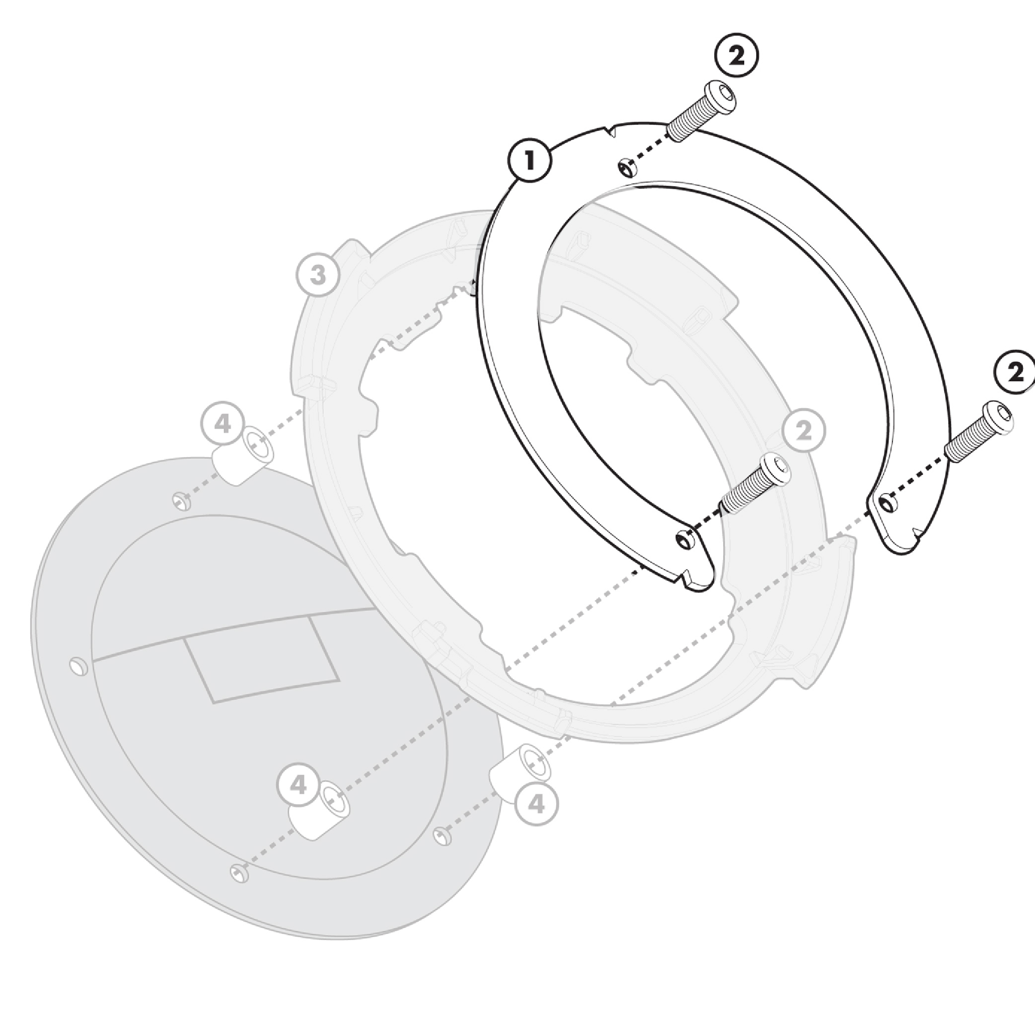 GIVI Tanklock Flange BF04