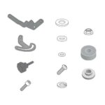 GIVI D5108KIT Specific fitting kit to install GIVI windscreen for BMW motorcycle model.