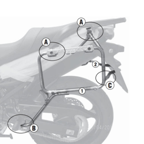 GIVI PL3101CAM Specific Side Rack