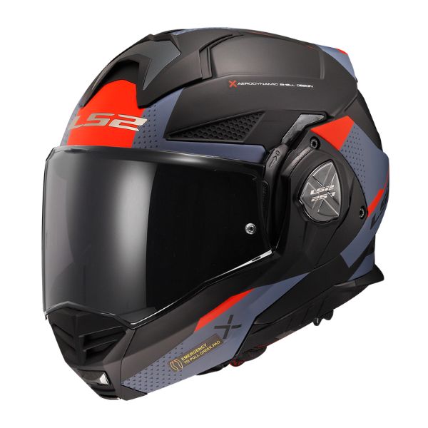 LS2 Helmets FF901 Oblivion Matt Black Blue หมวกกันน็อคยกคาง