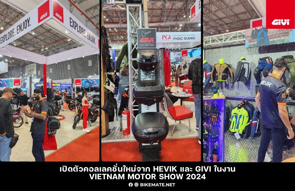 GIVI and Hevik at Vietnam Motor Show