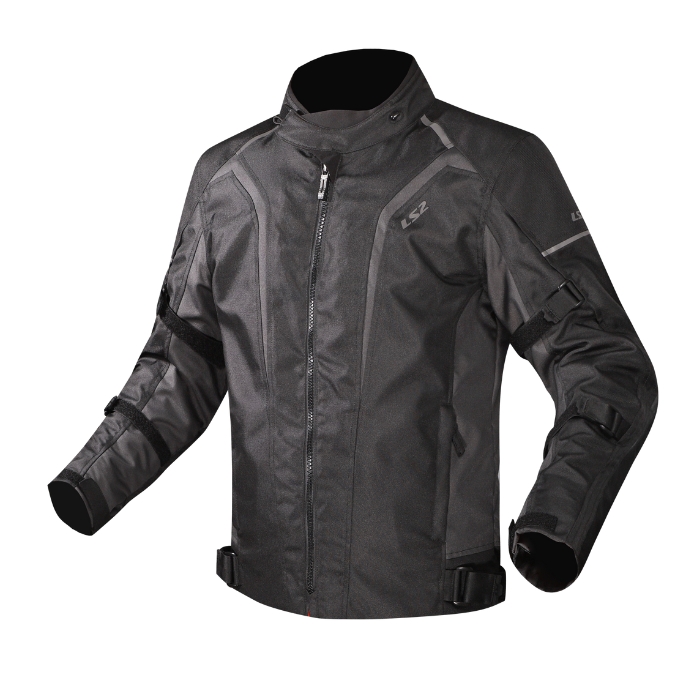 LS2 Sepang Man Jacket Black Dark Grey เสื้อการ์ดขี่มอเตอร์ไซค์